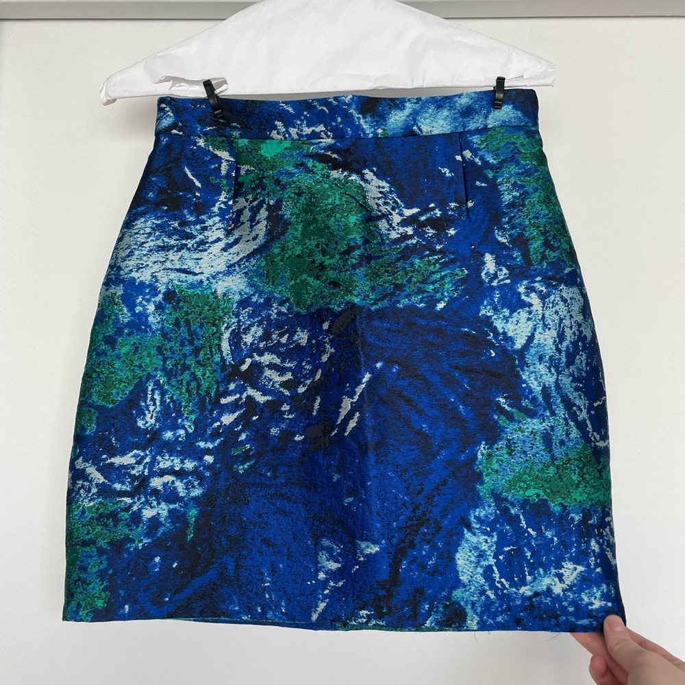 Proenza Schouler Painted Jacquard Mini Skirt 2